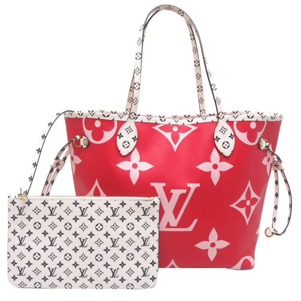 Louis Vuitton LV Neverfull Tote Bag Monogram Giant Red